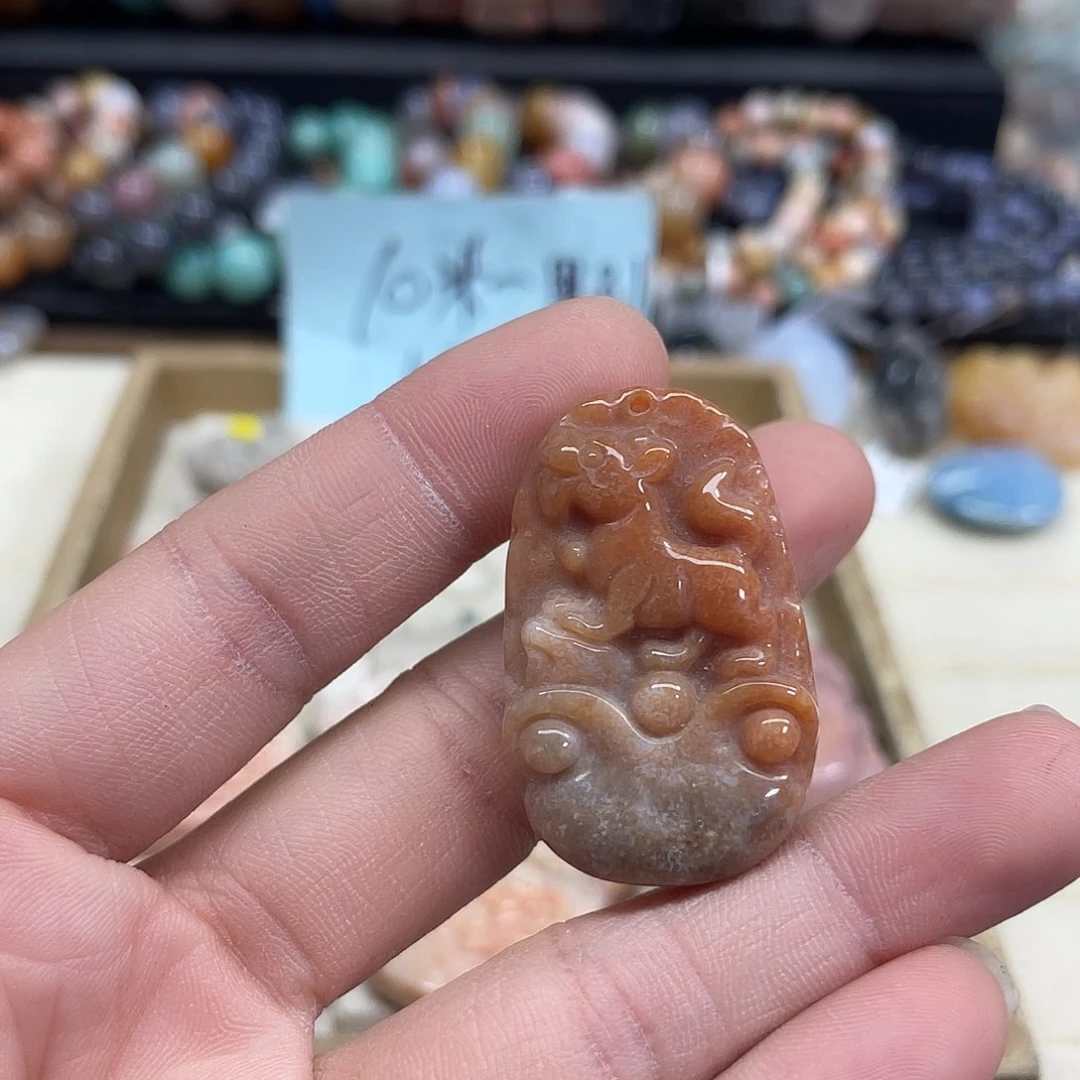 未镶嵌手串硅化珊瑚（珊瑚玉）萝*胡544