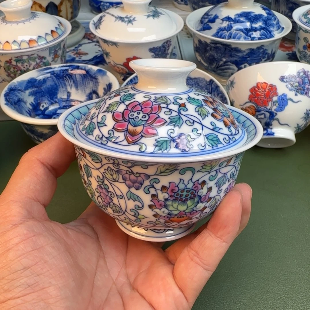 陶纯手工纯手绘茶具349