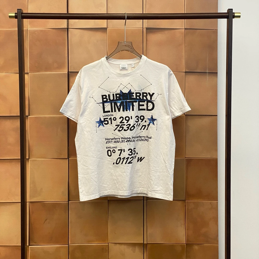99新 BURBERRY/博柏利 burberry白色短袖 s码/98新/29386