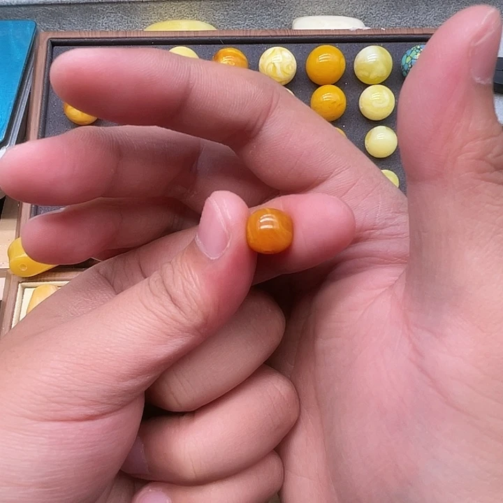 琥珀未镶嵌裸石老花蜡老型