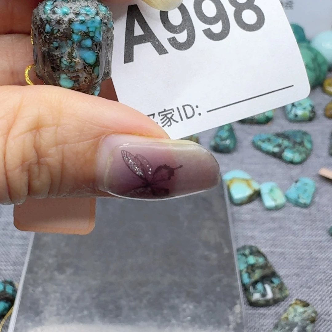未镶嵌绿松石雕刻S***y