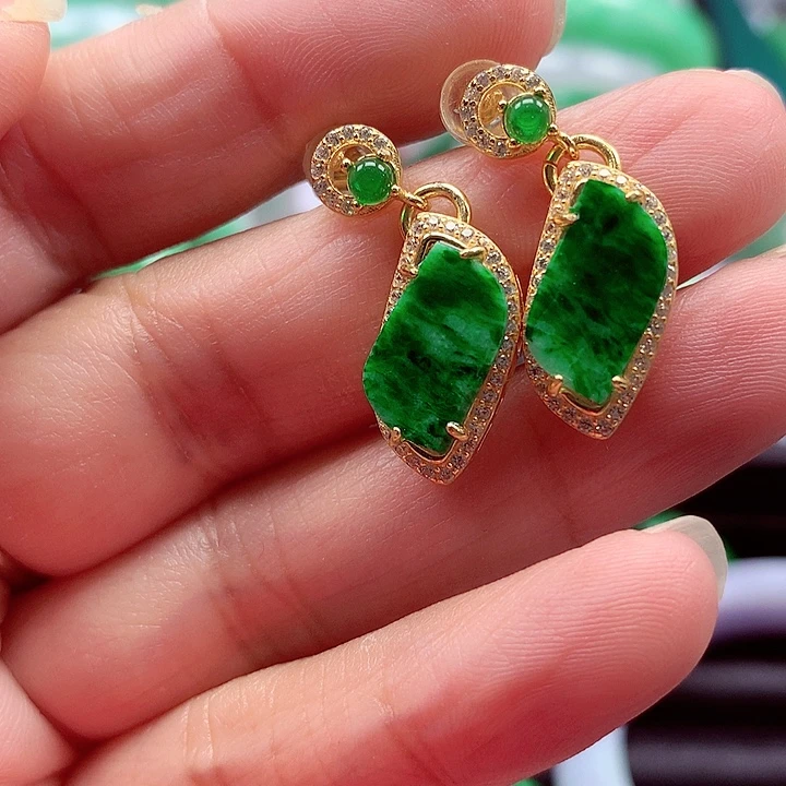 翡翠银S925镶嵌颈饰翡翠