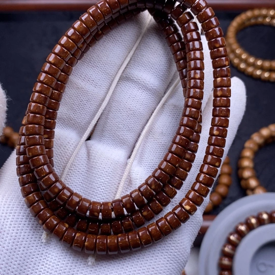 紫金鼠手串纯肉药片脖挂196颗