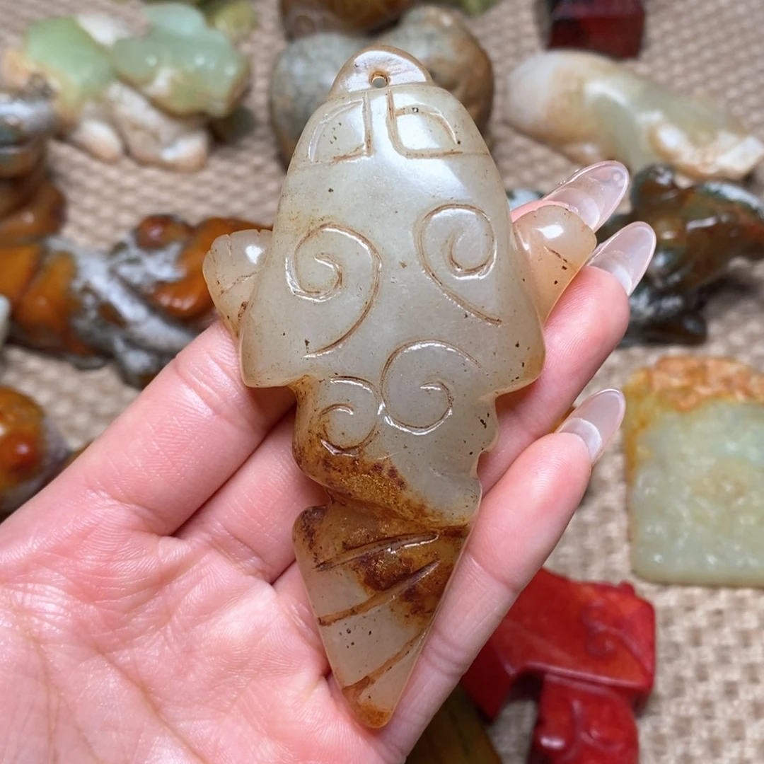 白玉菩提吊坠白玉菩提白玉菩提摆件