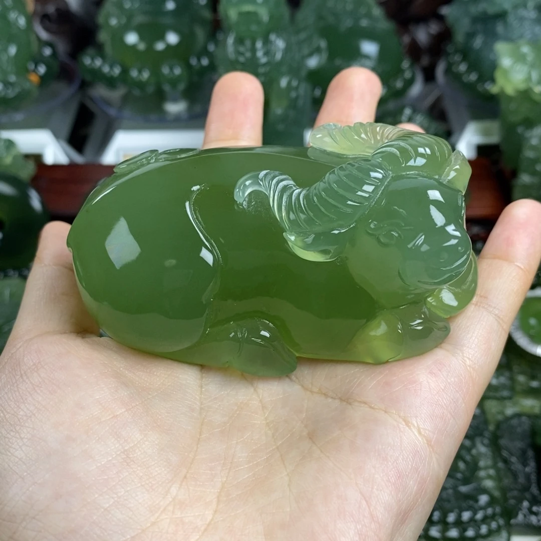 老***四岫玉未镶嵌手把件手把件