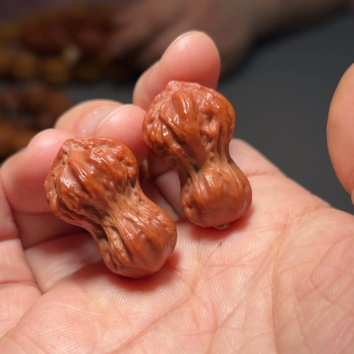 吊坠文玩核桃花生7629