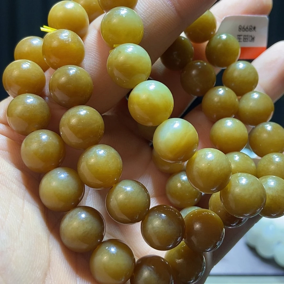 手串未镶嵌和田玉纯天然卡12新疆且末料手串多样性发货