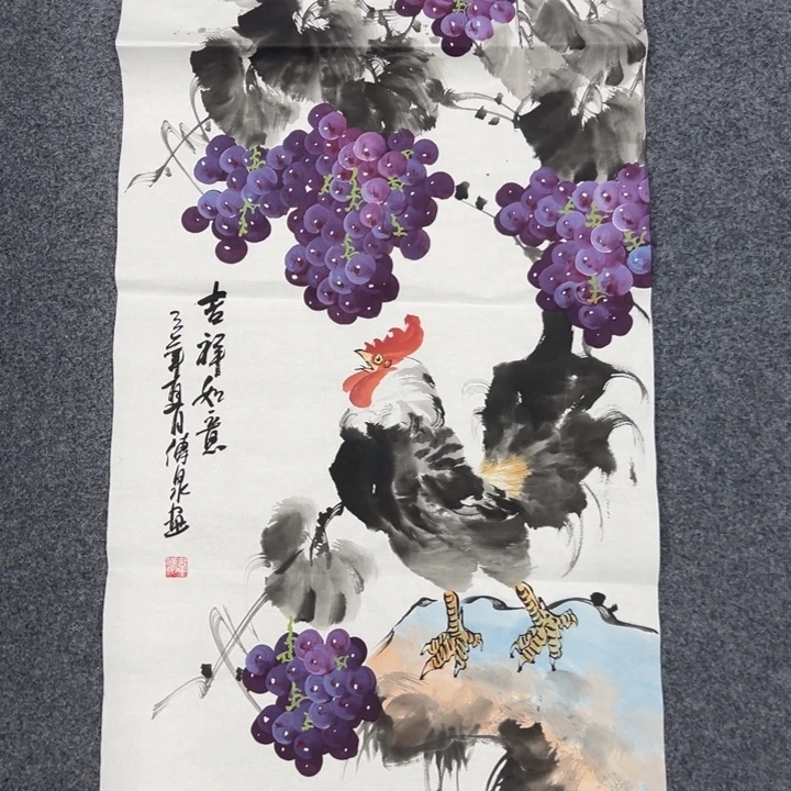 国画宣纸纯手绘字画