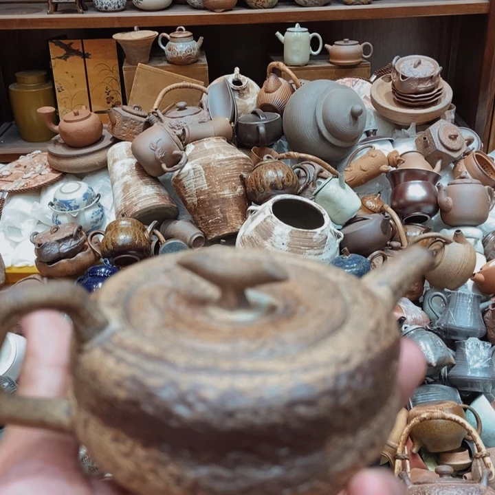 柴烧老岩泥高端茶器
