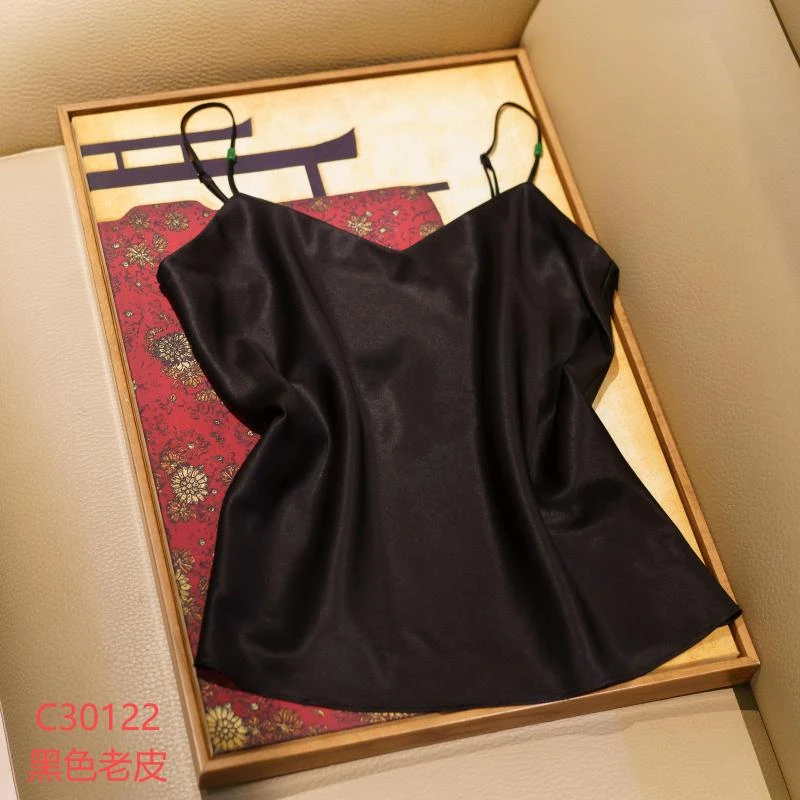 【研紫】夏季设计师宽松时尚百搭女士紫龟纹背心吊带 C-30122-gw