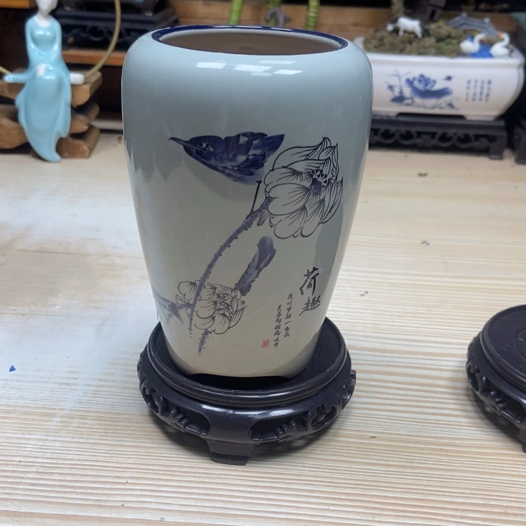 瓷片陶瓷花盆陶瓷艺术