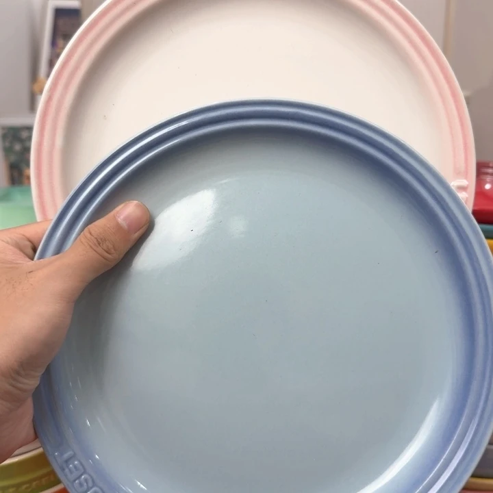 瓷片微瑕2个9英寸牛排盘