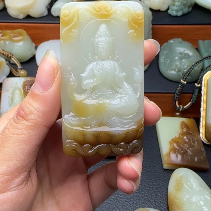 Z***G和田玉（糖玉）未镶嵌挂件