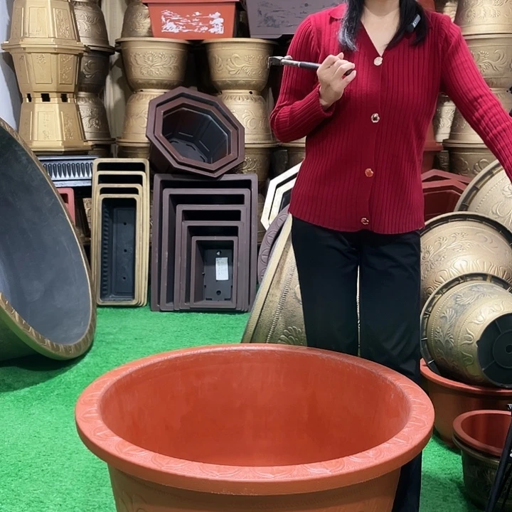港***湾圆盆古铜一米五一个