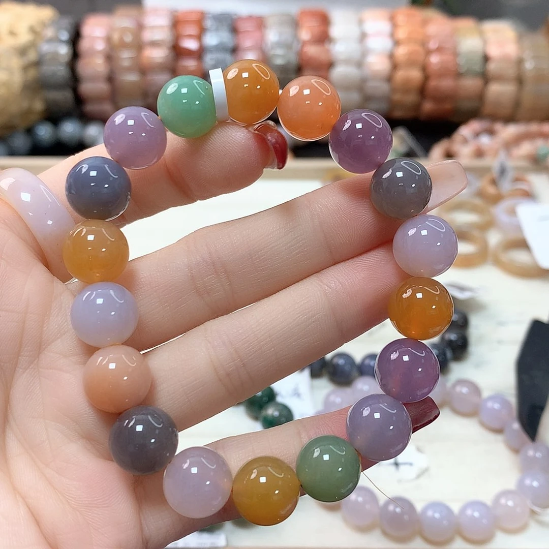 硅化珊瑚（珊瑚玉）手链未镶嵌月*268