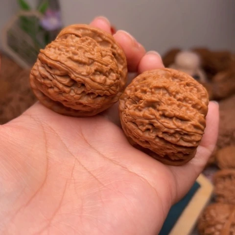 吊坠文玩核桃歪狮子41