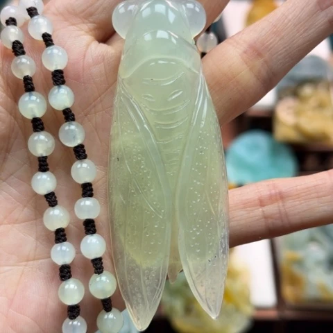 岫玉挂件未镶嵌挂件