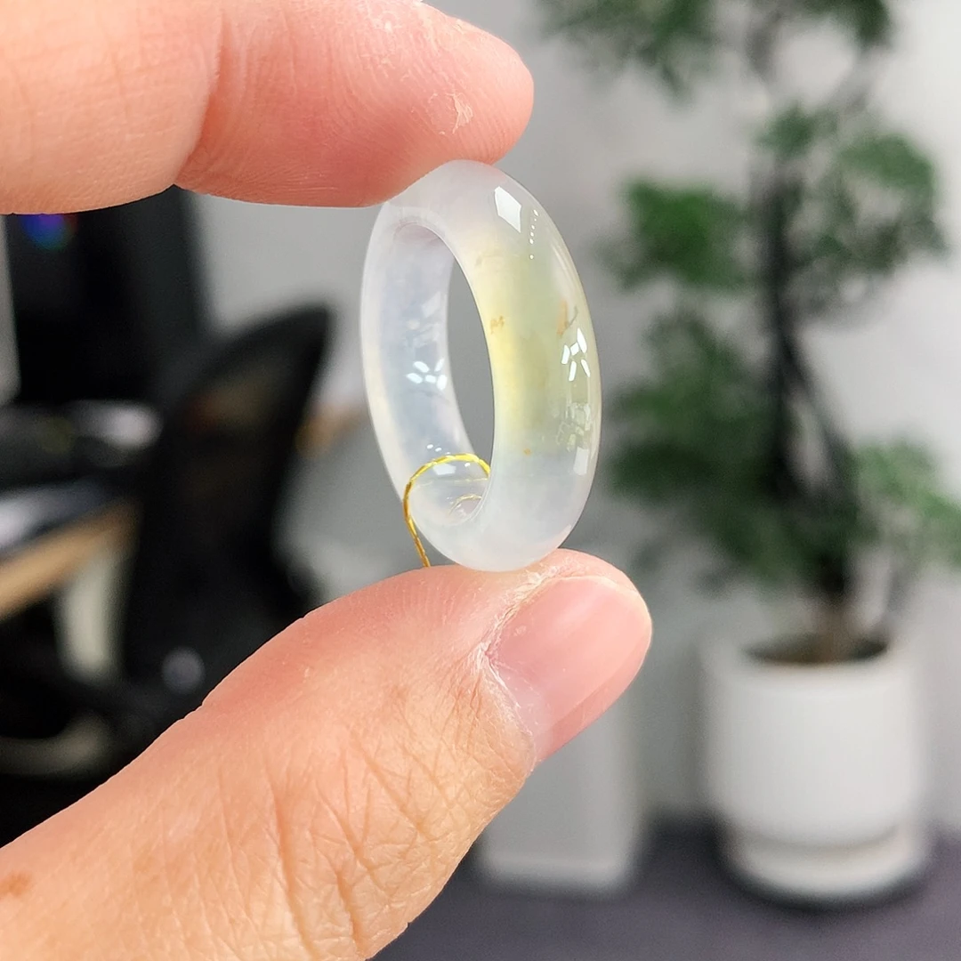 翡翠未镶嵌戒指13-14号