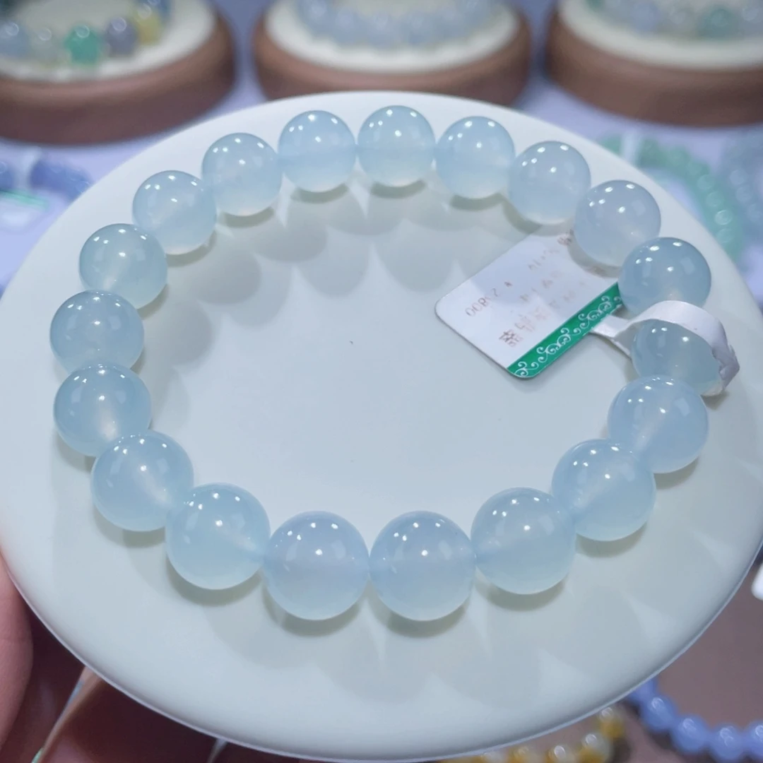 未镶嵌手链翡翠正冰梦幻蓝