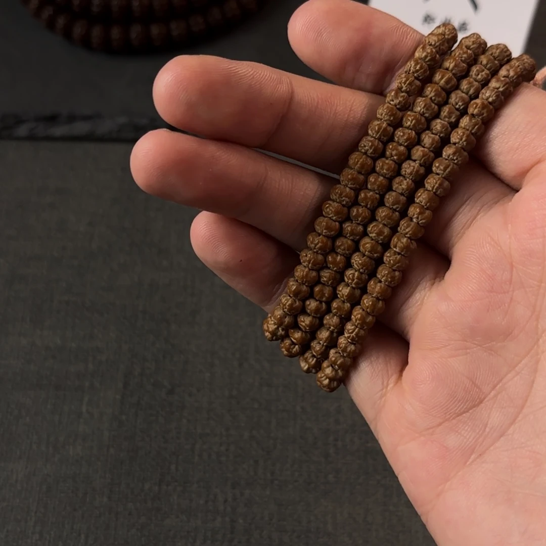 Y***/金刚菩提吊坠5mn飞碟五爪金龙小佛手108