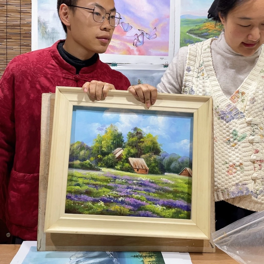 油画薇爽帮恭喜竞拍成功