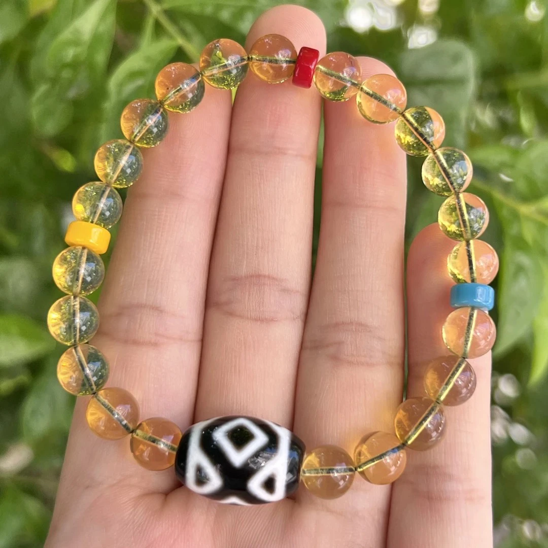 VV97琥珀（藏地九y）手串 7mm(多样性发其一)