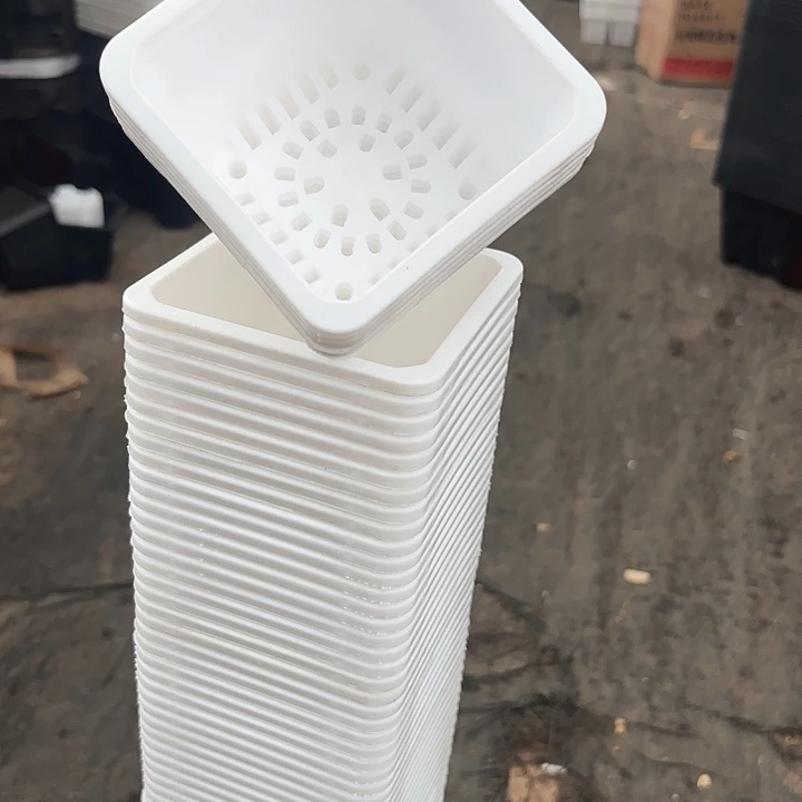 100白方盆9公分高7公分100个