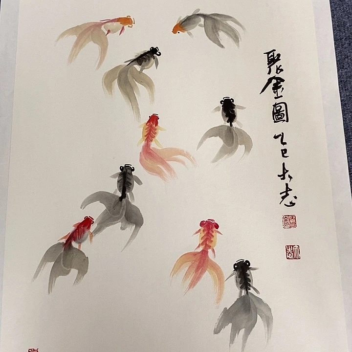 国画纯手绘国画写意作品43*63