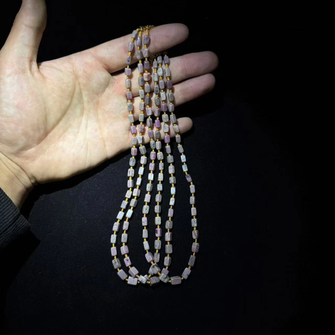 【皇后甄选】C113002 辰砂DIY樱花粉随型项链 -多样性发一