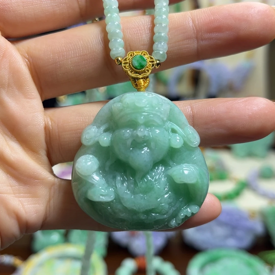翡翠未镶嵌颈饰天然翡翠