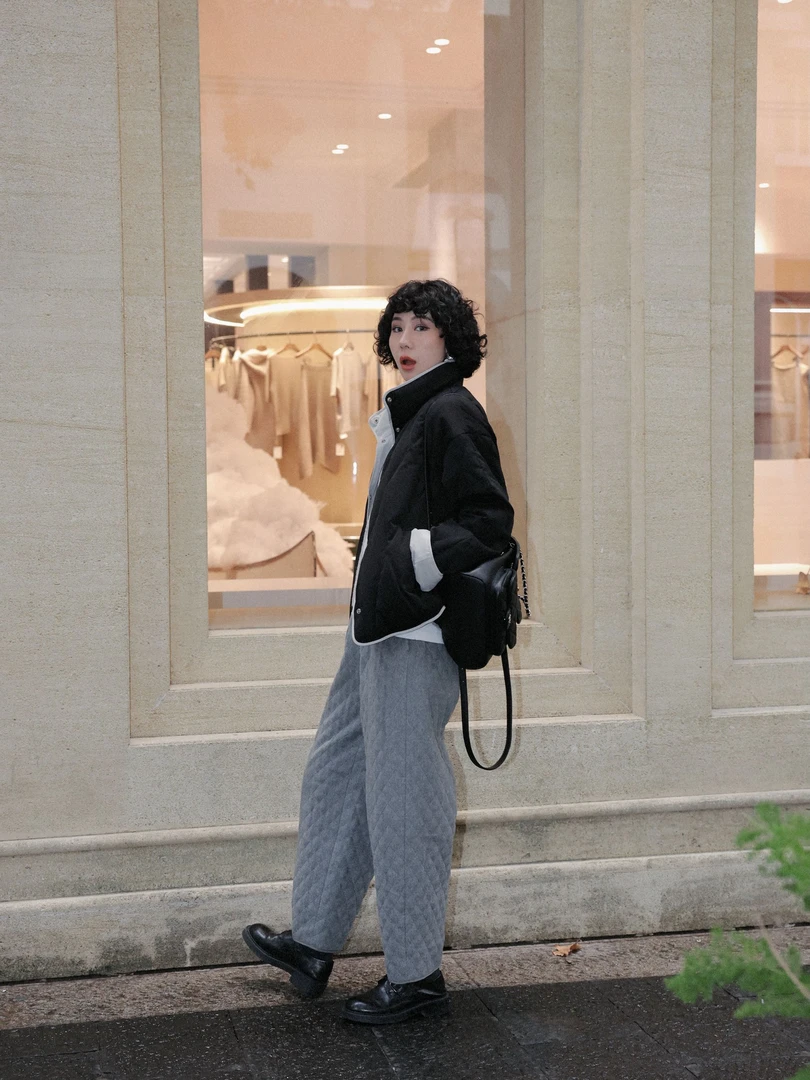 TT设计师【赴冬约】时尚高级感慵懒感白鹅绒百搭羽绒服TT191545