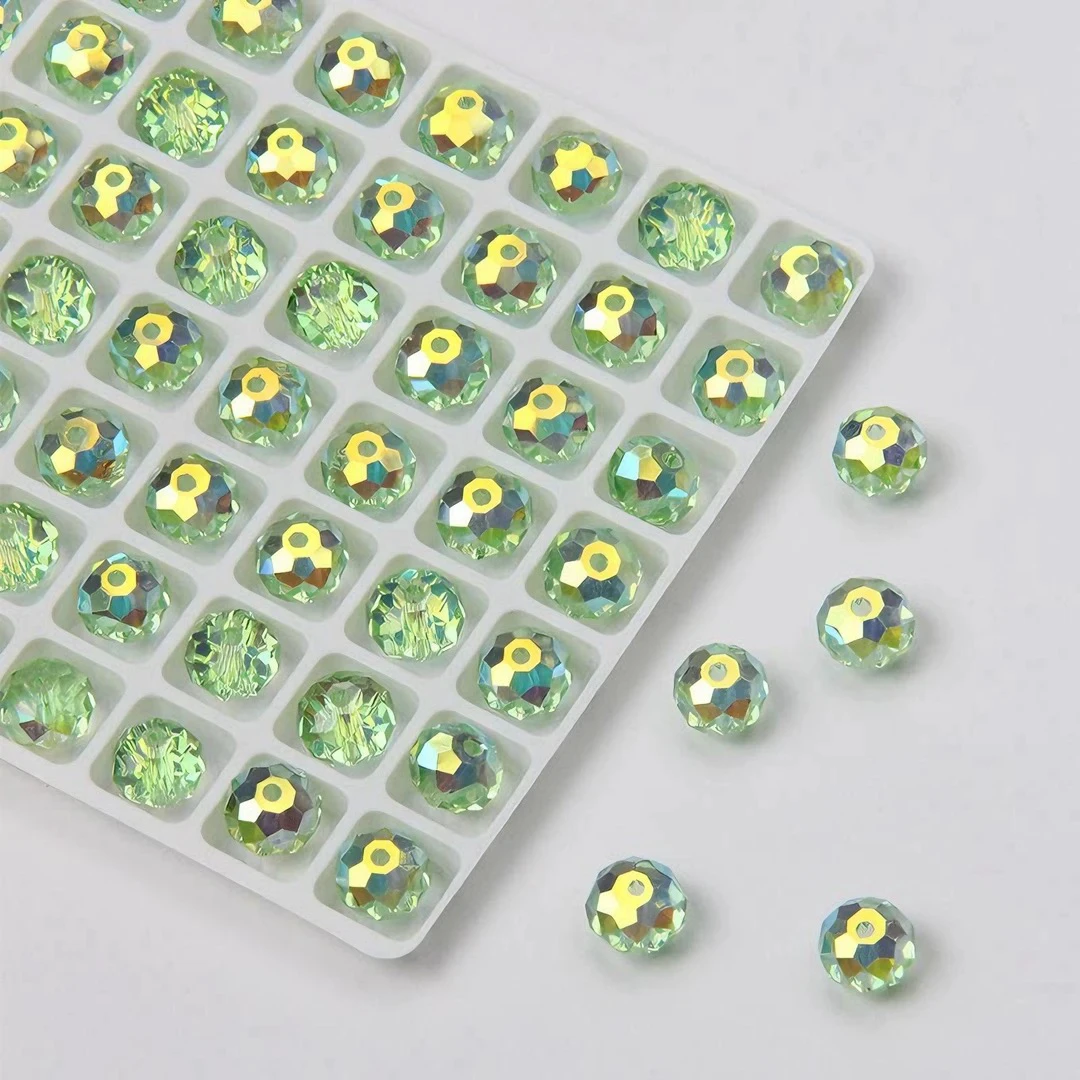 （1-100）Diy玻璃晶晶 散珠可串珠手机链手链