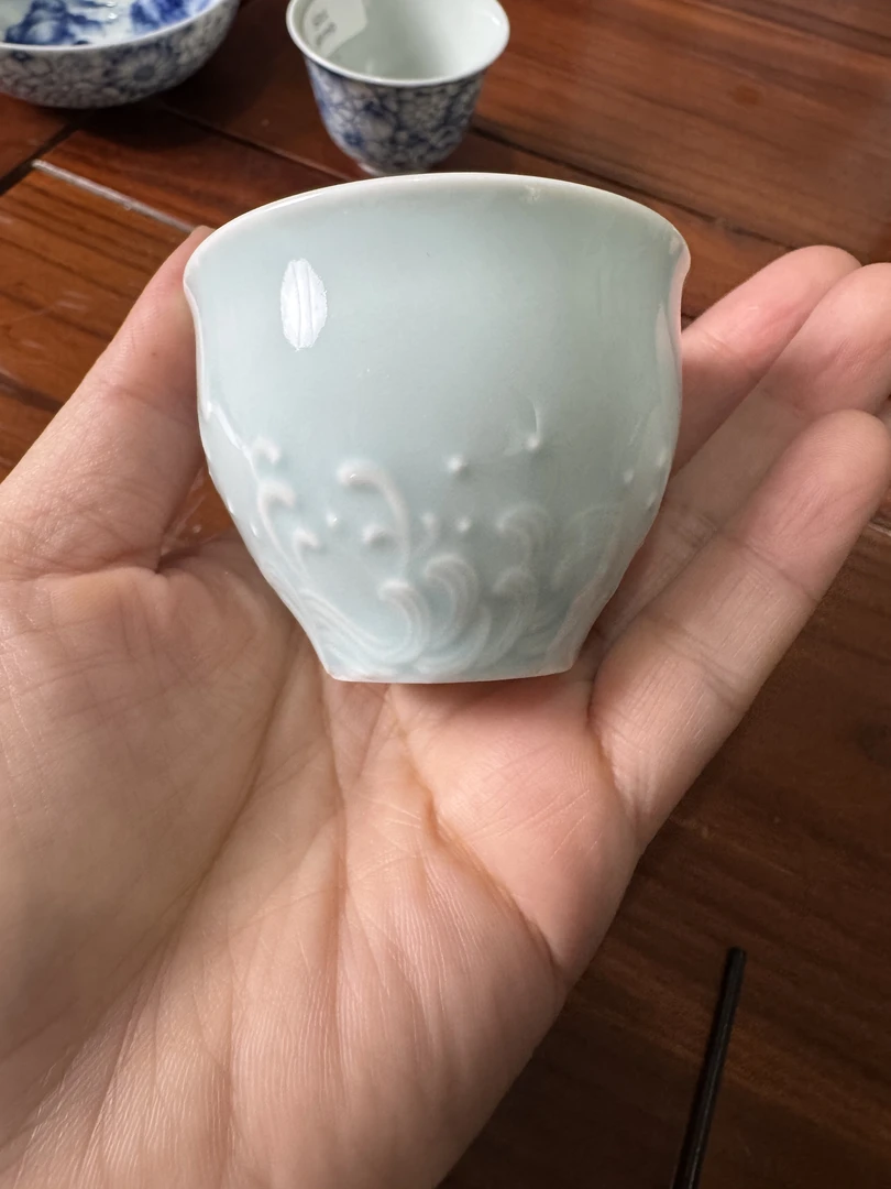 手工制作单色釉茶器