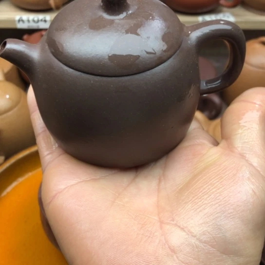 紫砂茶壶紫泥秦权150豪升左右
