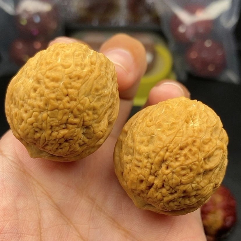 【闪购商品】把件文玩核桃38尺鱼子元宝