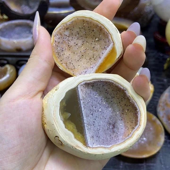 未镶嵌珠宝半成品水晶聚宝盆