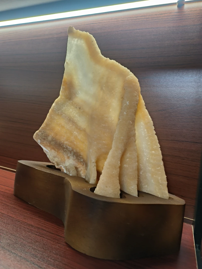 水晶原石一帆风顺摆件