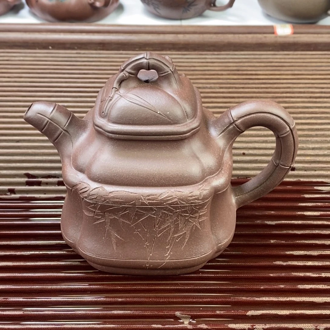 茶壶紫泥白6 竹鼎