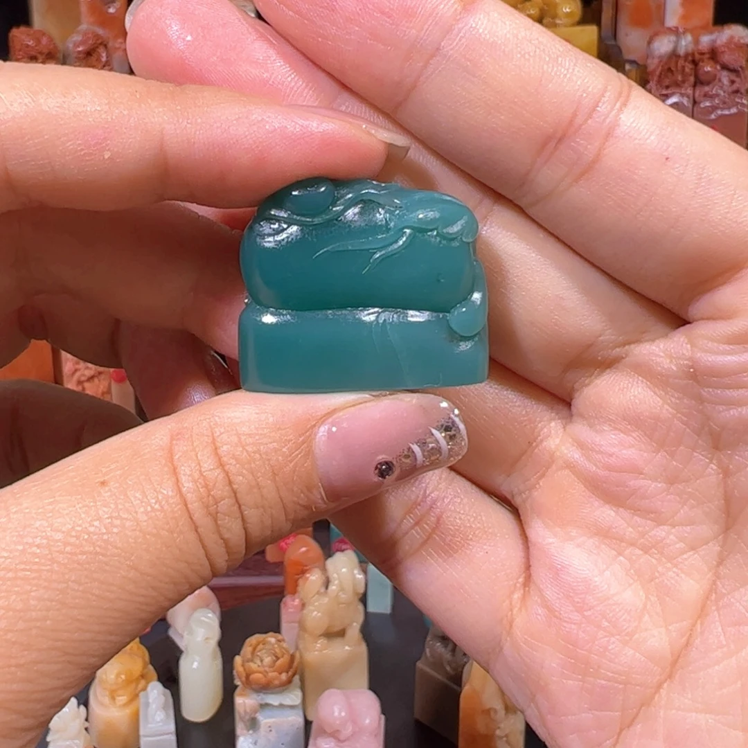 叮***啷昌化石印石手工制作