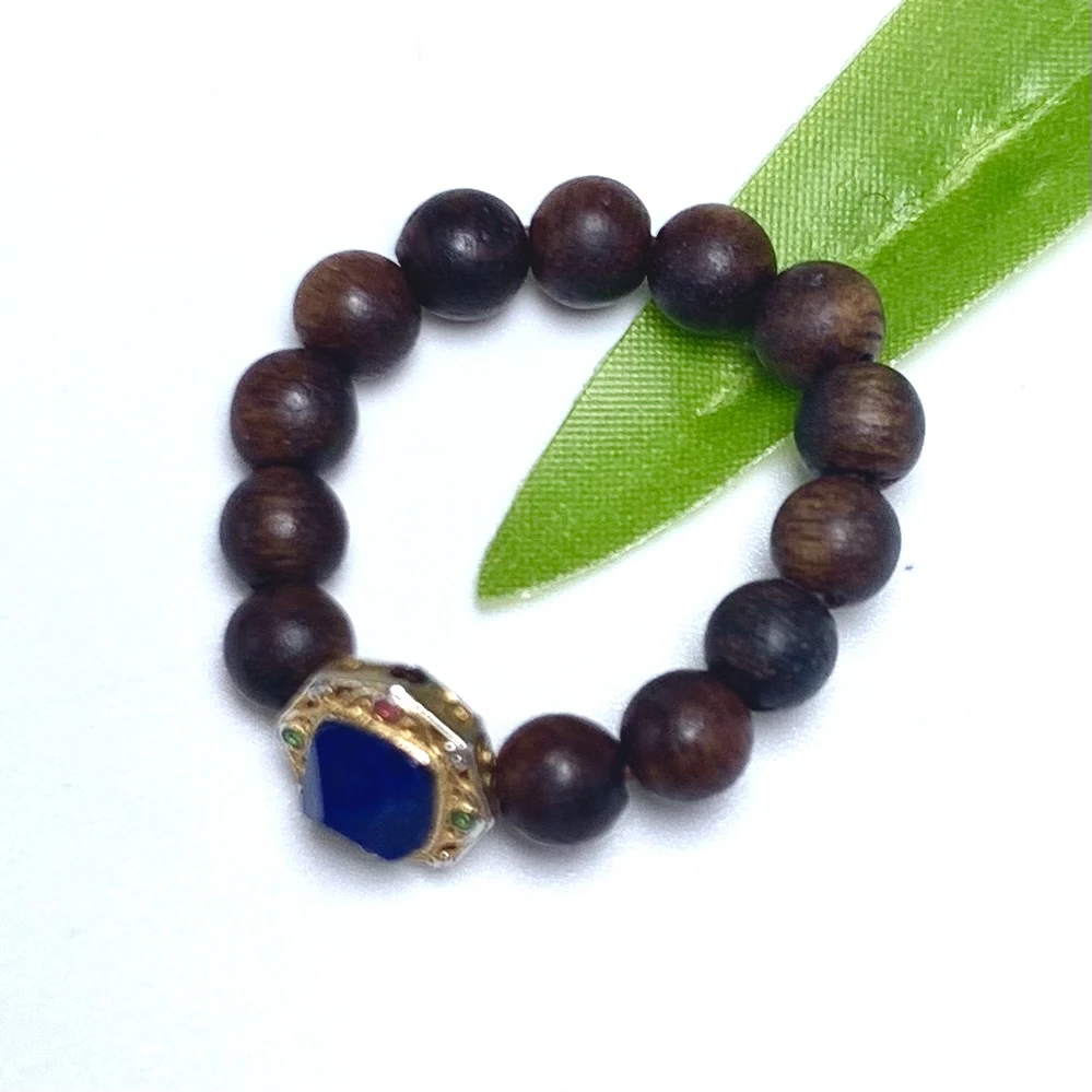 沉香沉水【天禧】越南芽庄白奇楠0.4单圈戒指设计款