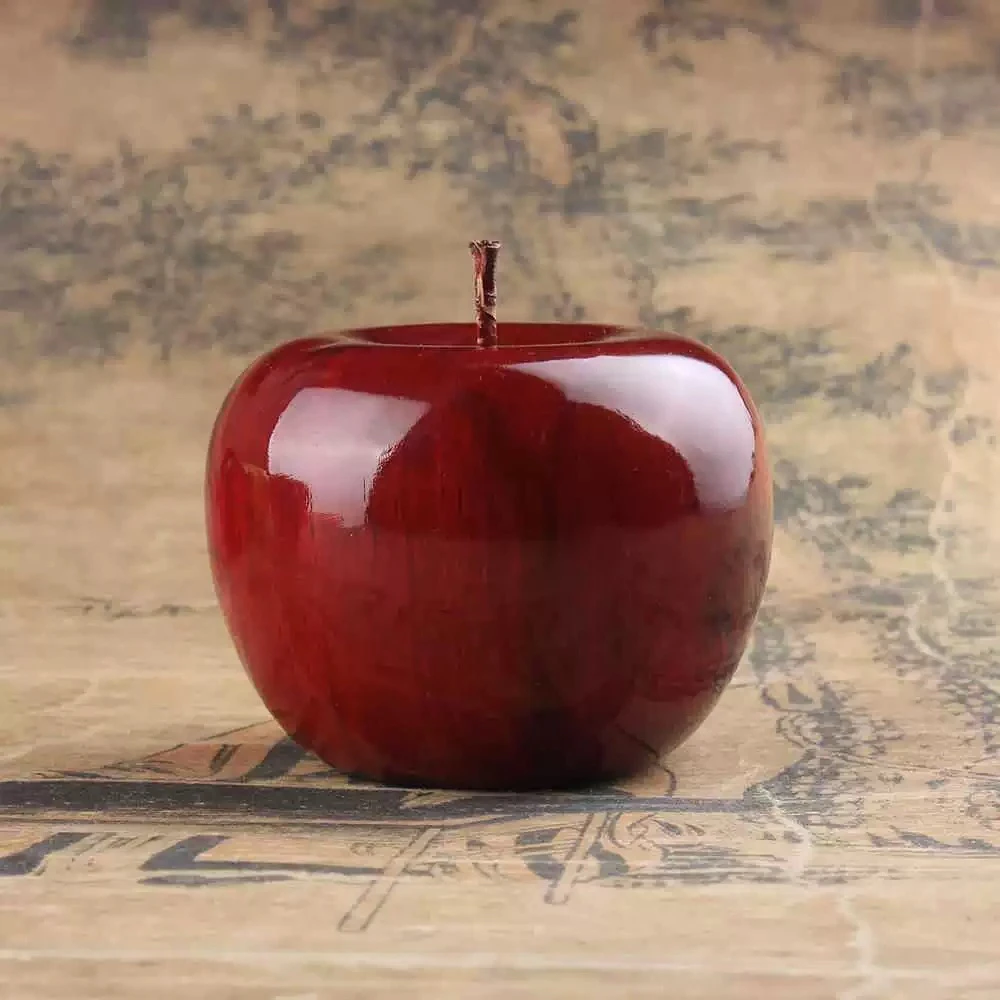 红檀苹果家居饰品苹果
