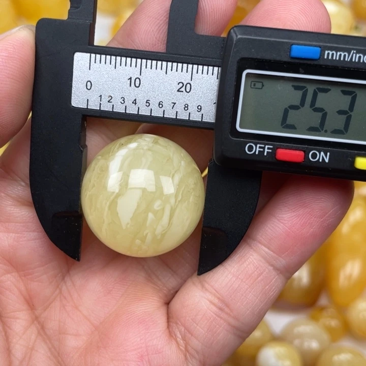 裸石蜜蜡未镶嵌蜜蜡圆珠