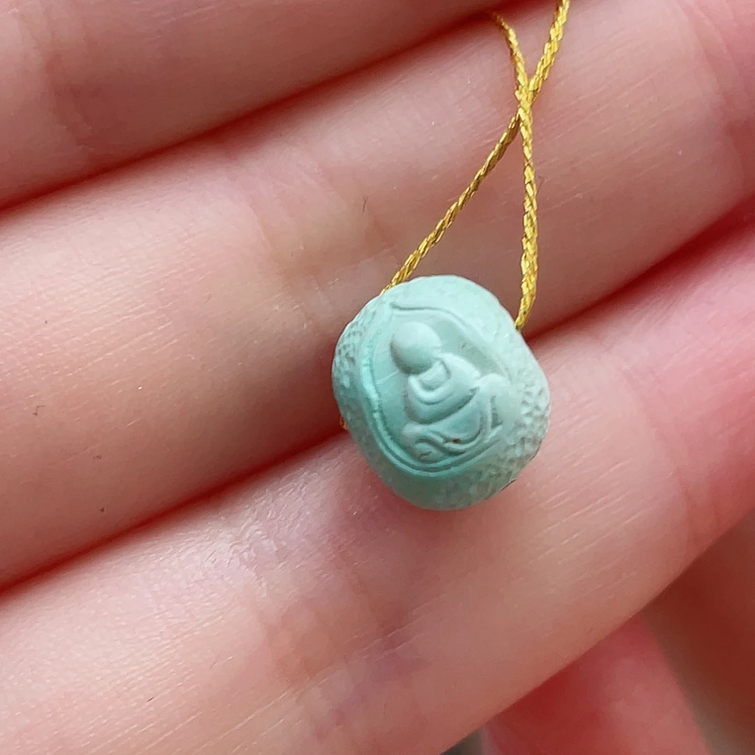 绿松石未镶嵌颈饰