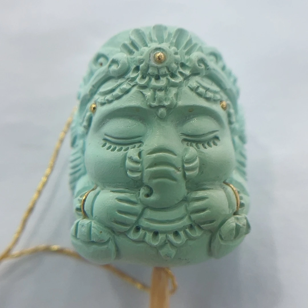 未镶嵌绿松石珠宝奇石