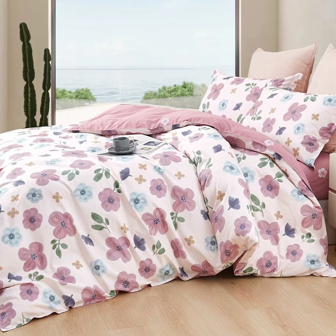 【A068温馨】全棉被套纯棉100%全棉纯棉被套单件被套透气锁边