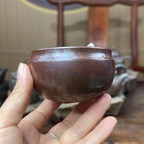 戬谷龙窑柴烧茶杯263