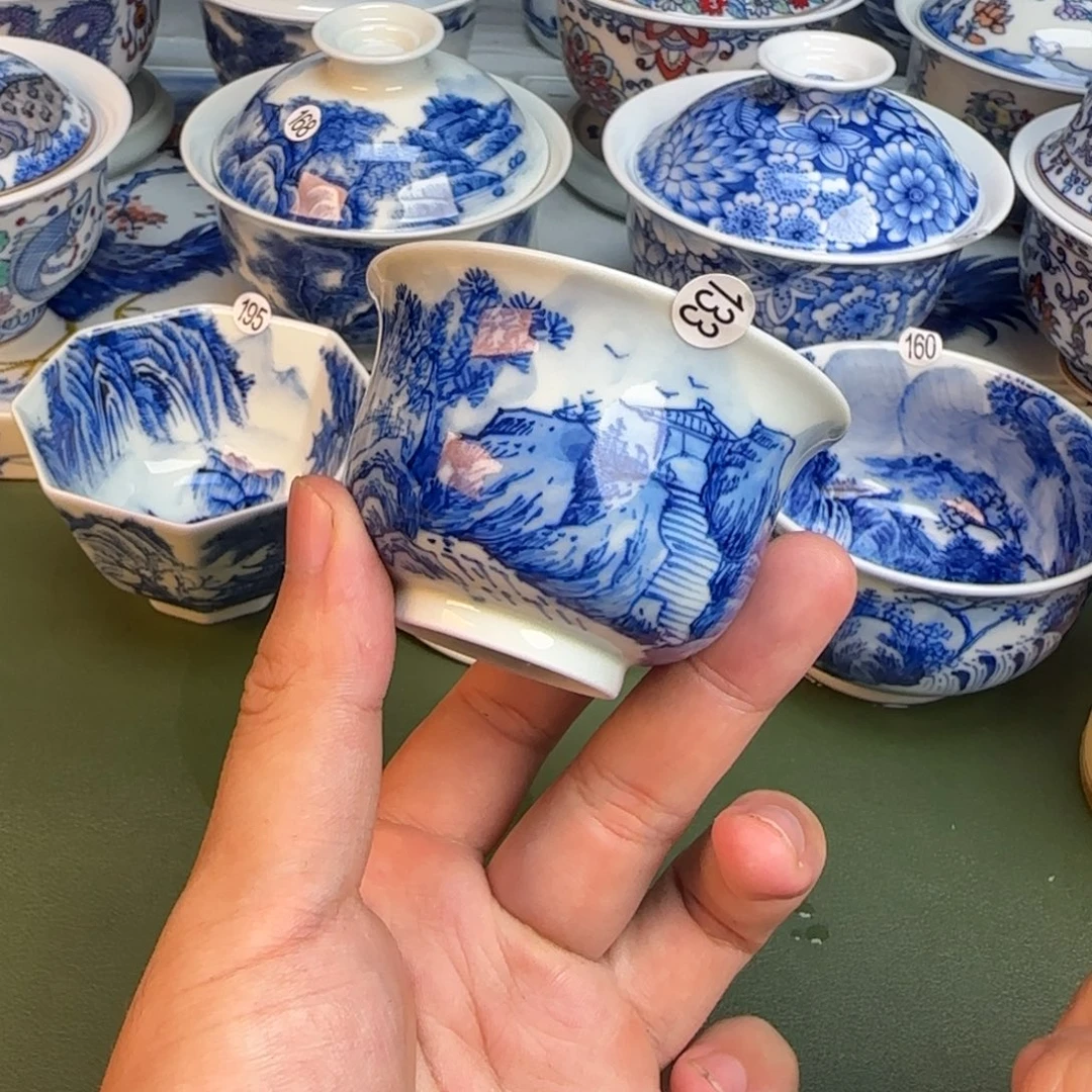 彦祖纯手工手绘茶具133