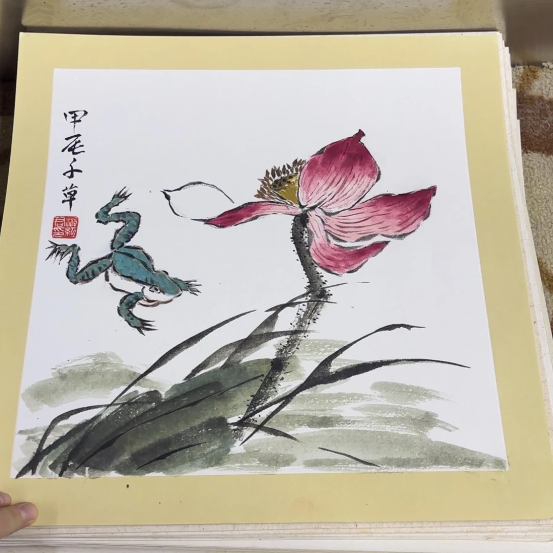 国画38-38卡纸作品艺