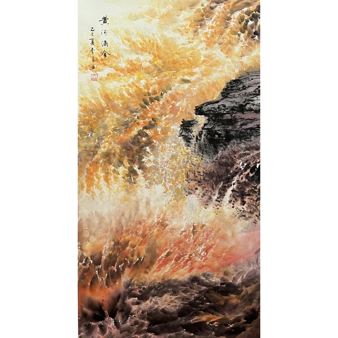 199元起｜黄河三尺整张，纯手绘，客厅茶室可挂