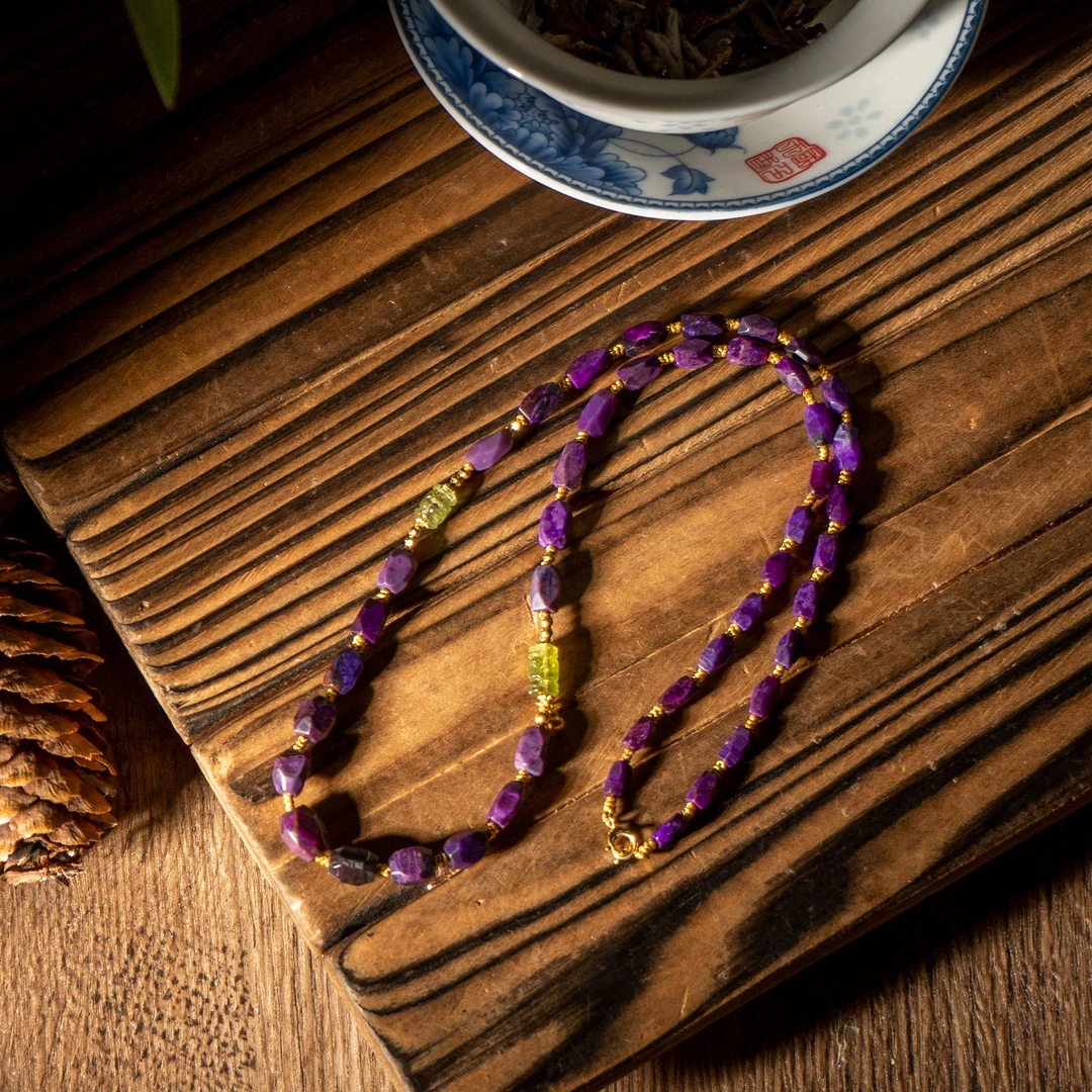 12/12 | 18K金帝王紫舒俱来切面45cm项链/多样性发/P5926/6